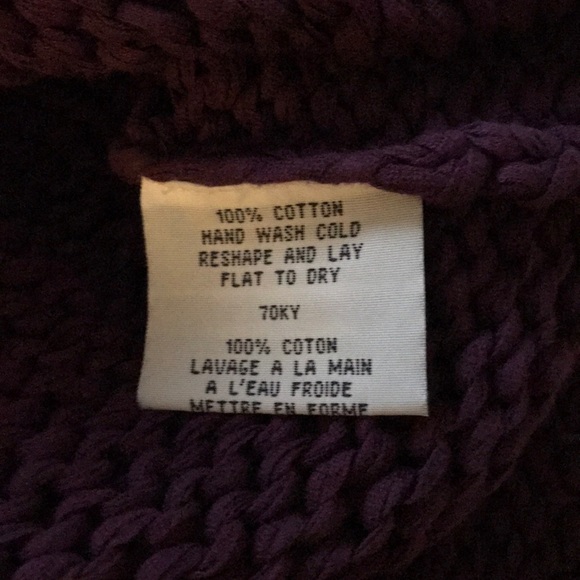 Eileen Fisher Purple Round Neck Sweater - Picture 5 of 6